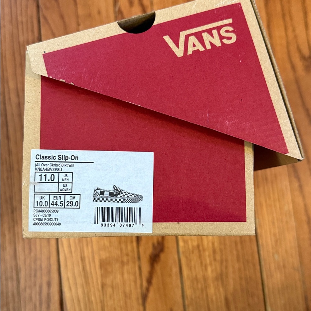 NWB VANS Men’s Authentic Classic Checkerboard - Picture 12 of 12